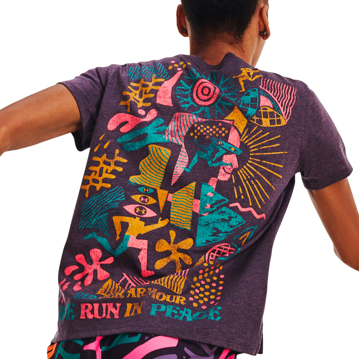 Camiseta Running Mujer Color Morado-3