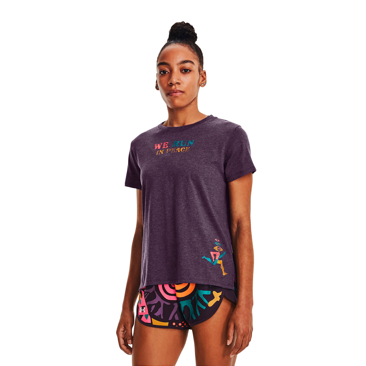 Camiseta Running Mujer Color Morado-4