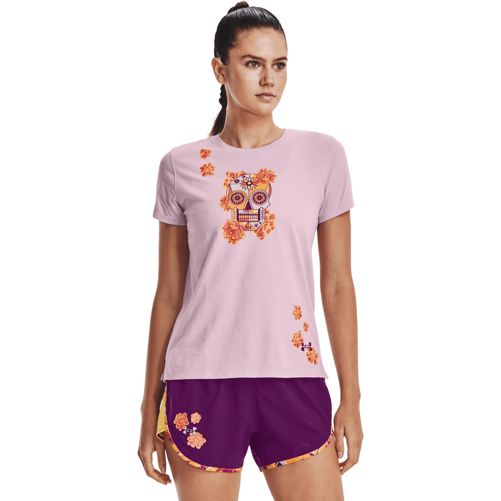 Camiseta Running Mujer Color Rosado
