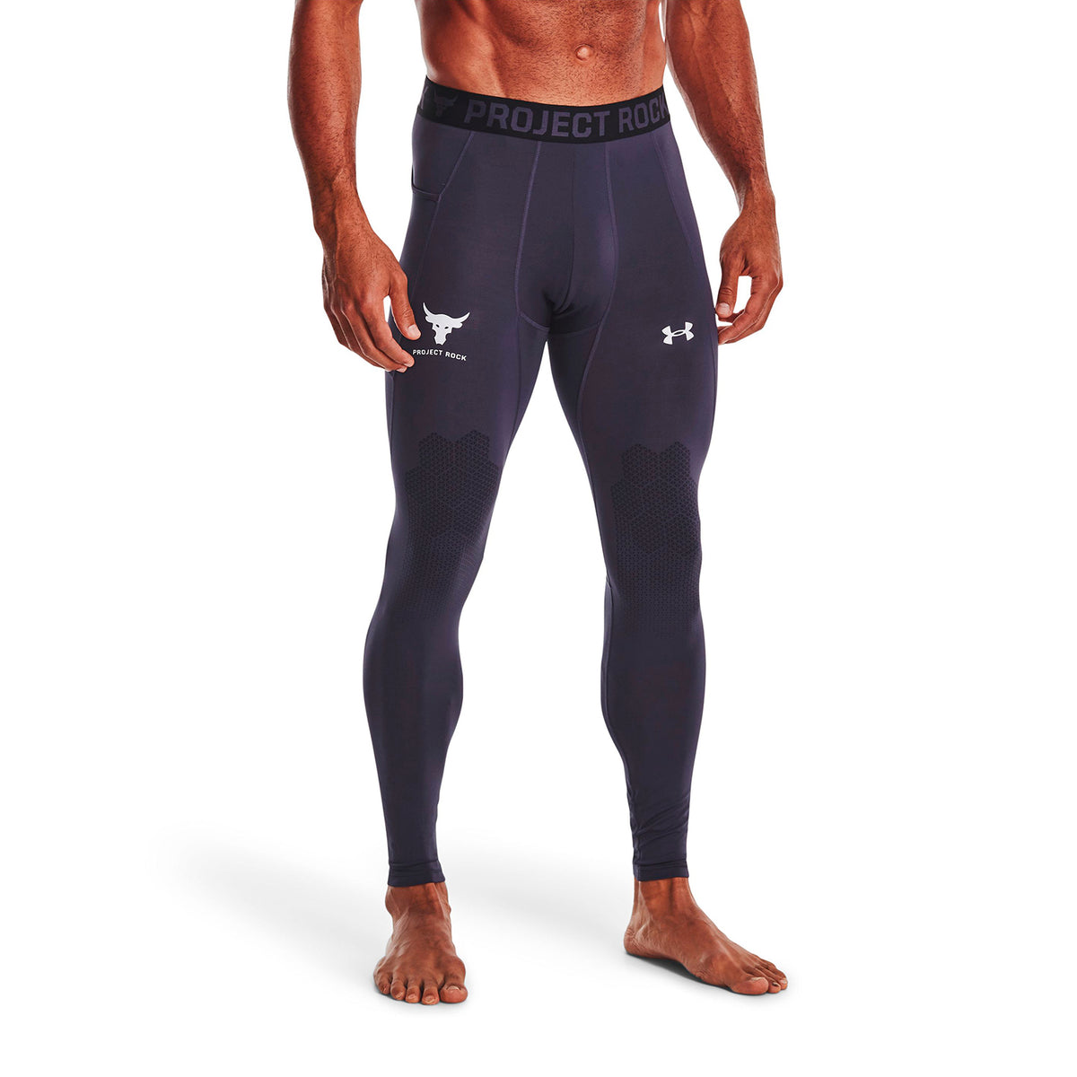 Leggings Training Hombre Color Gris-3