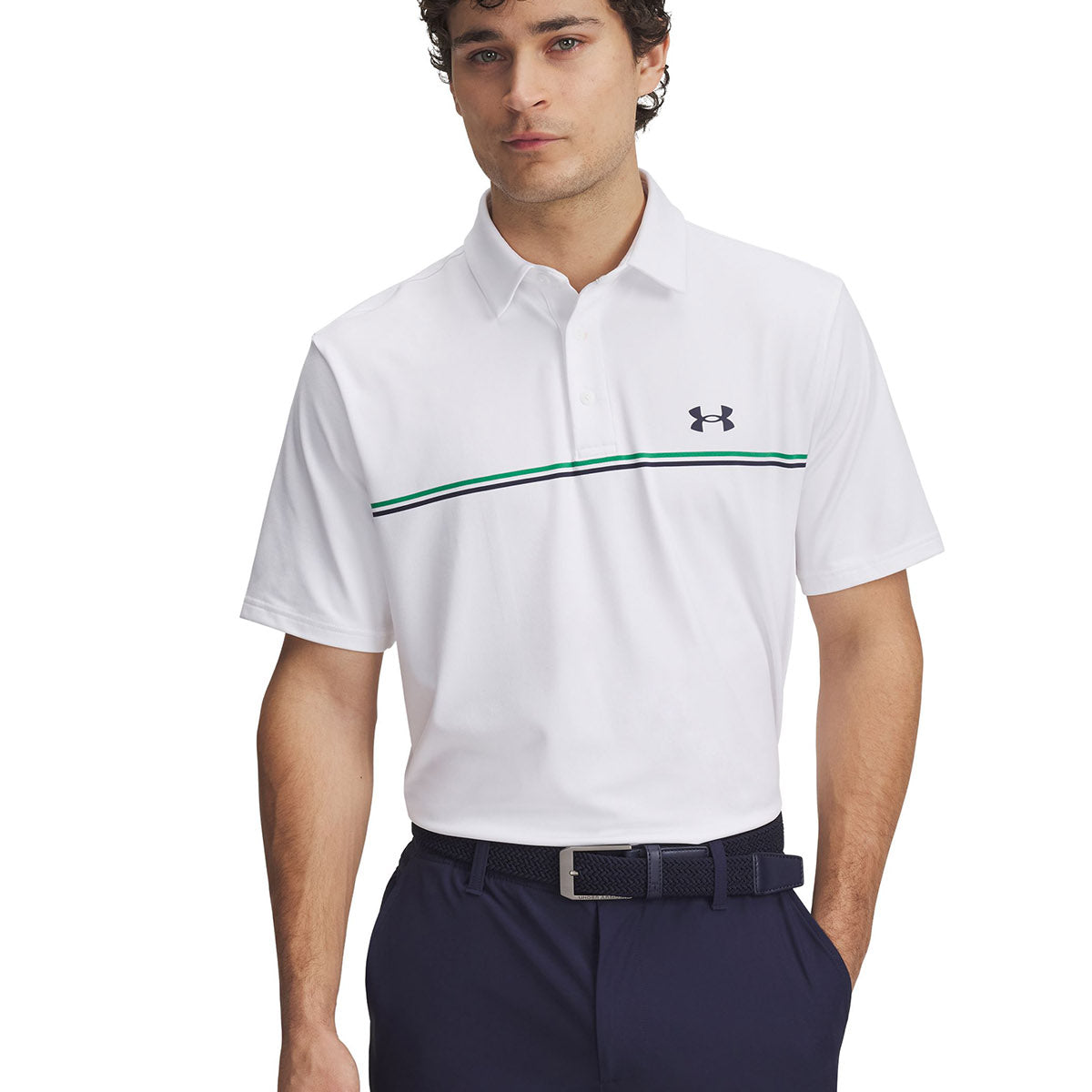 Polo Golf Hombre Color Blanco-1