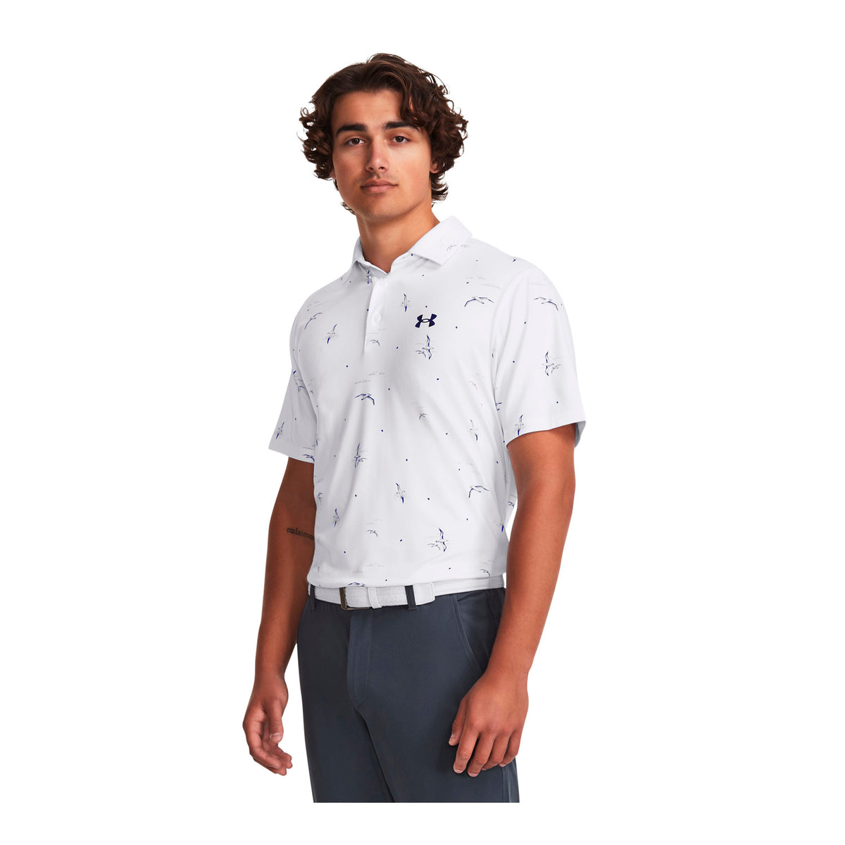 Polo Golf Hombre Color Blanco-3