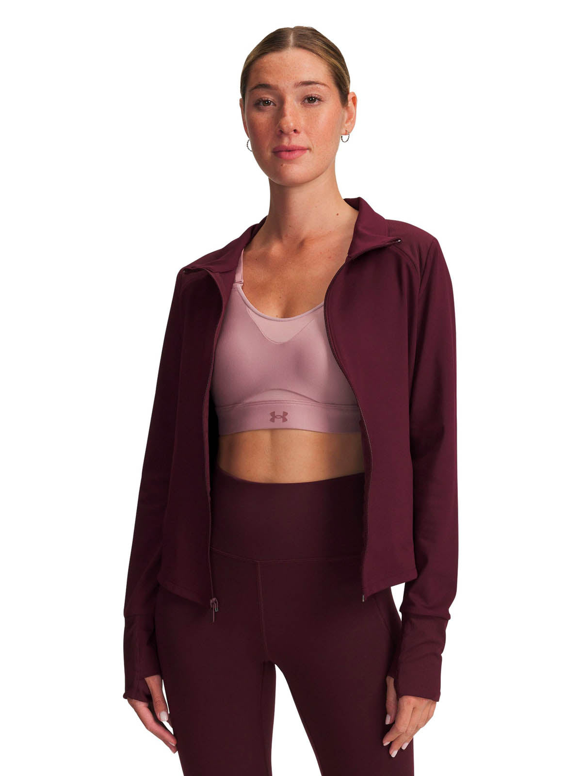 Chaqueta Training Mujer Color Rojo-1
