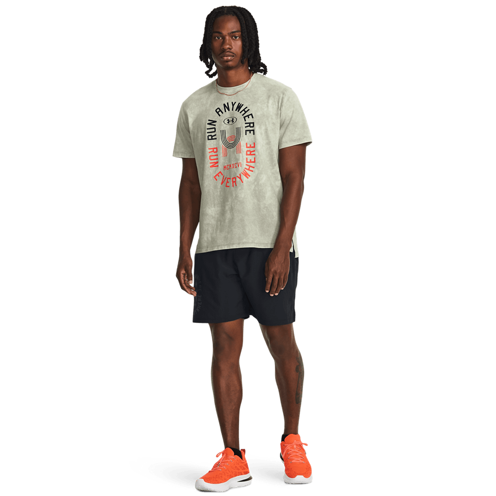Camiseta Running Hombre Color Verde