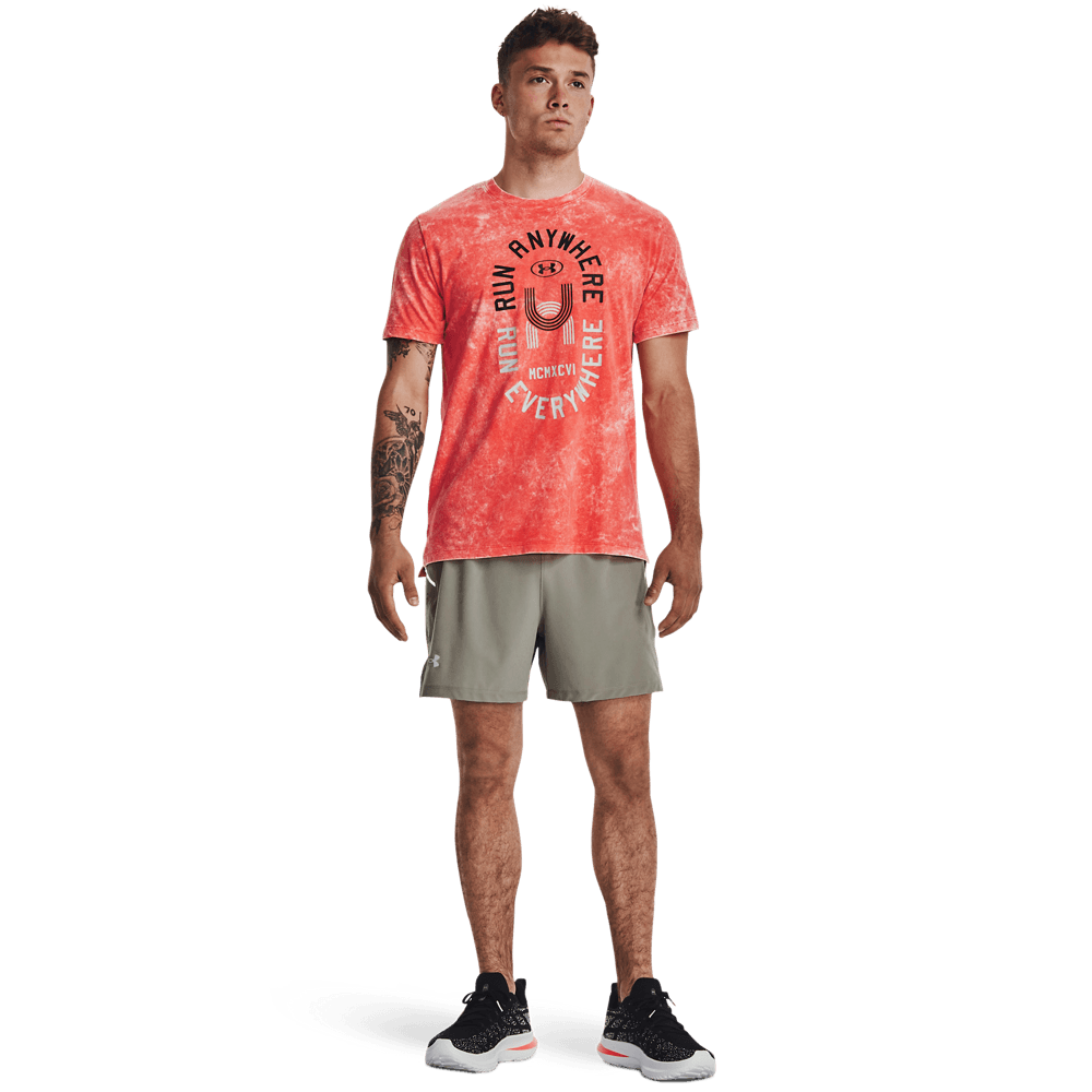 Camiseta Running Hombre Color Rojo