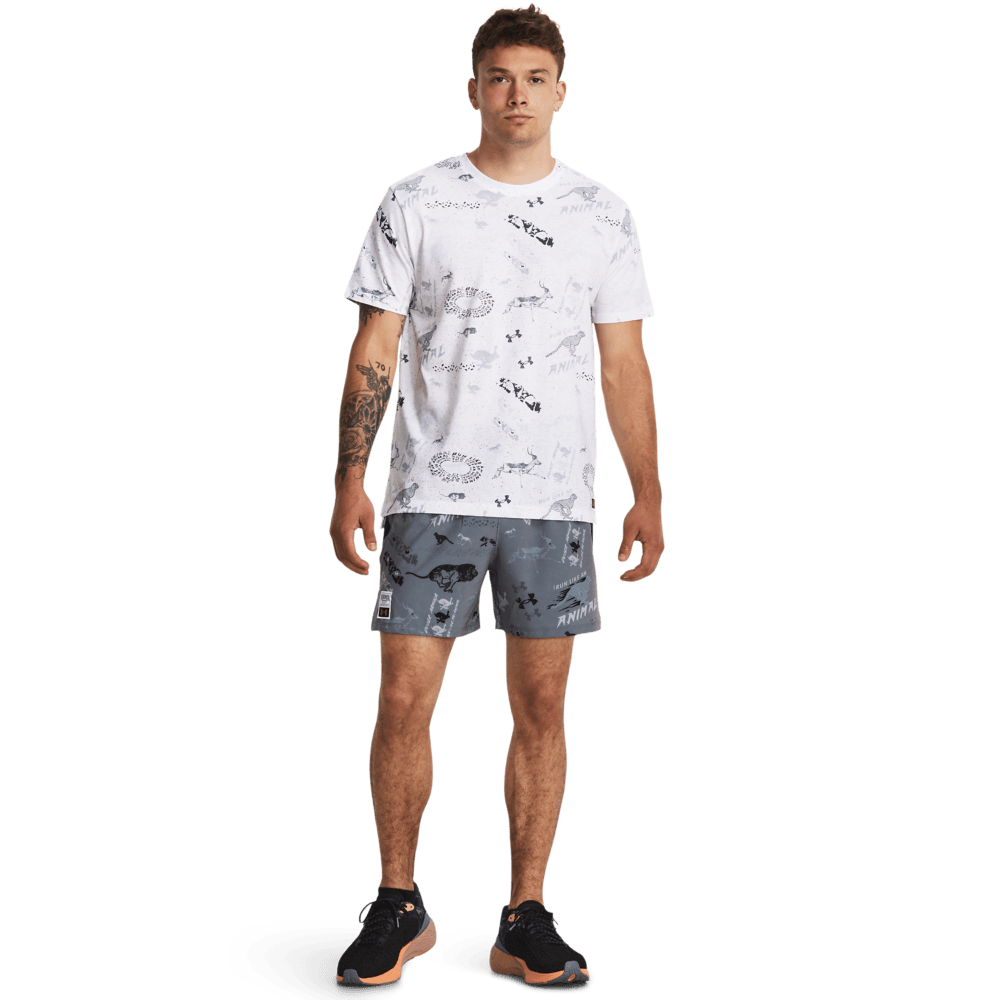 Short Running Hombre Color Gris