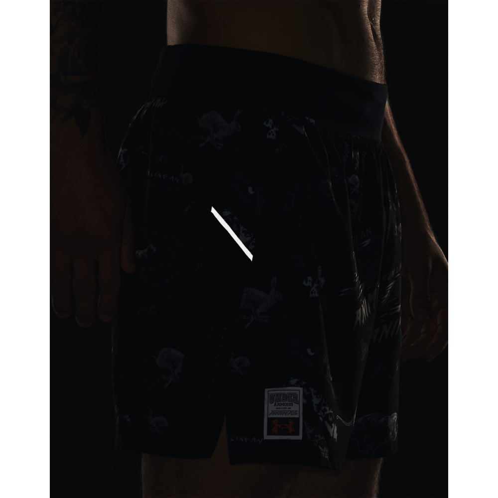 Short Running Hombre Color Gris