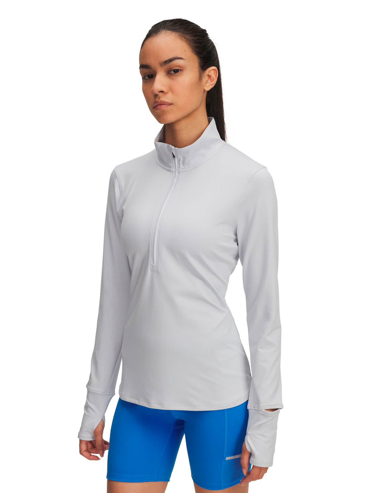 Buzo Running Mujer Color Gris-1