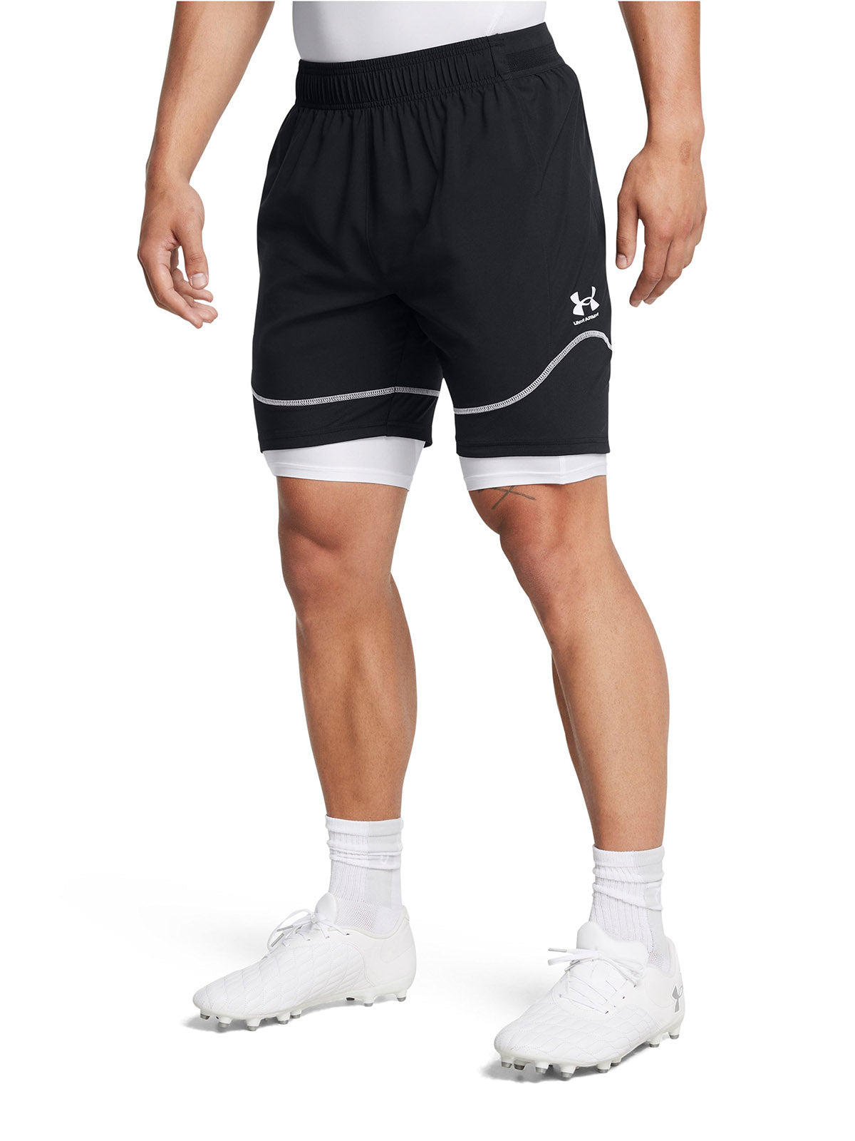 Short Fútbol Hombre Color Negro-3