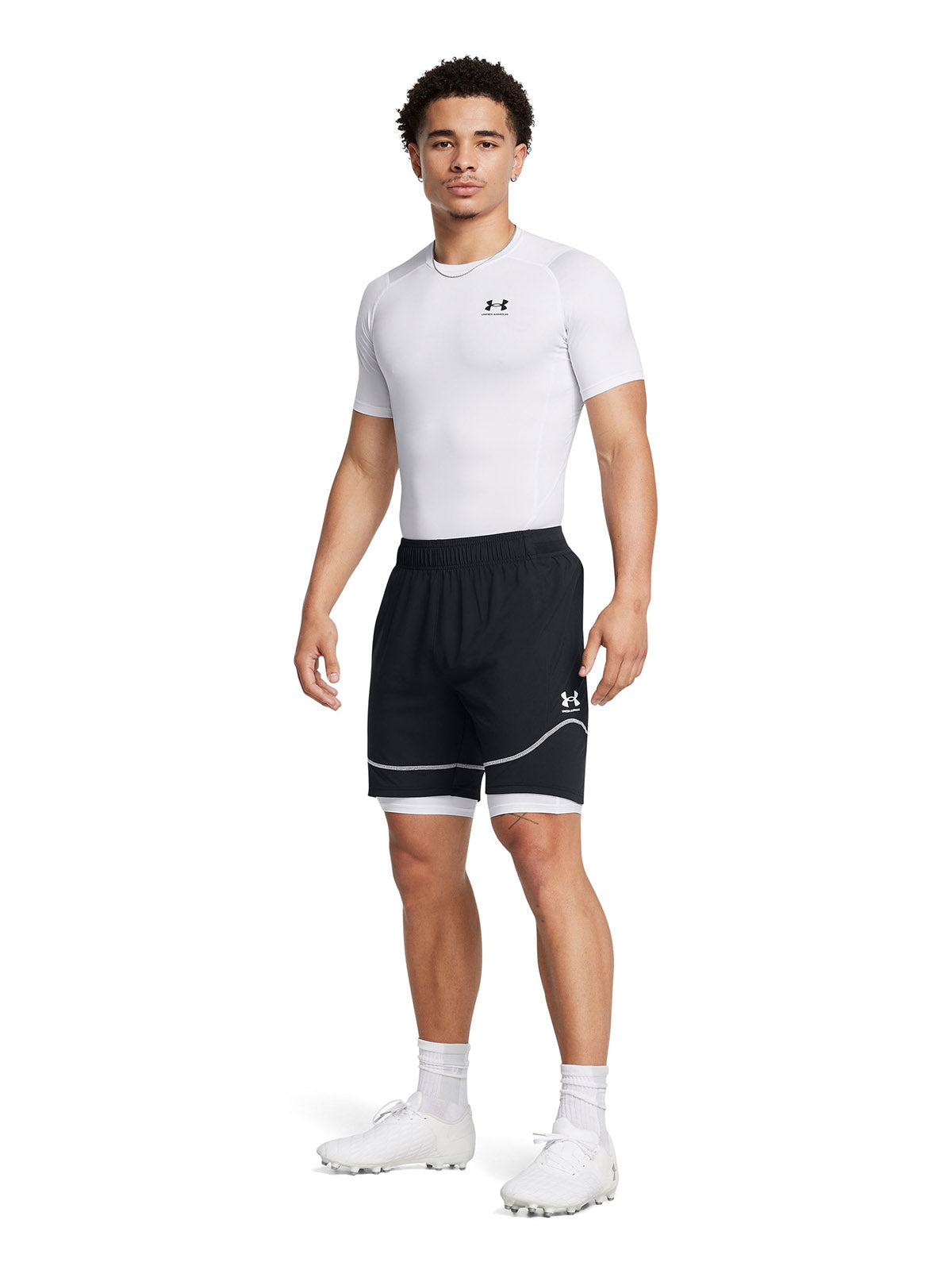 Short Fútbol Hombre Color Negro-5