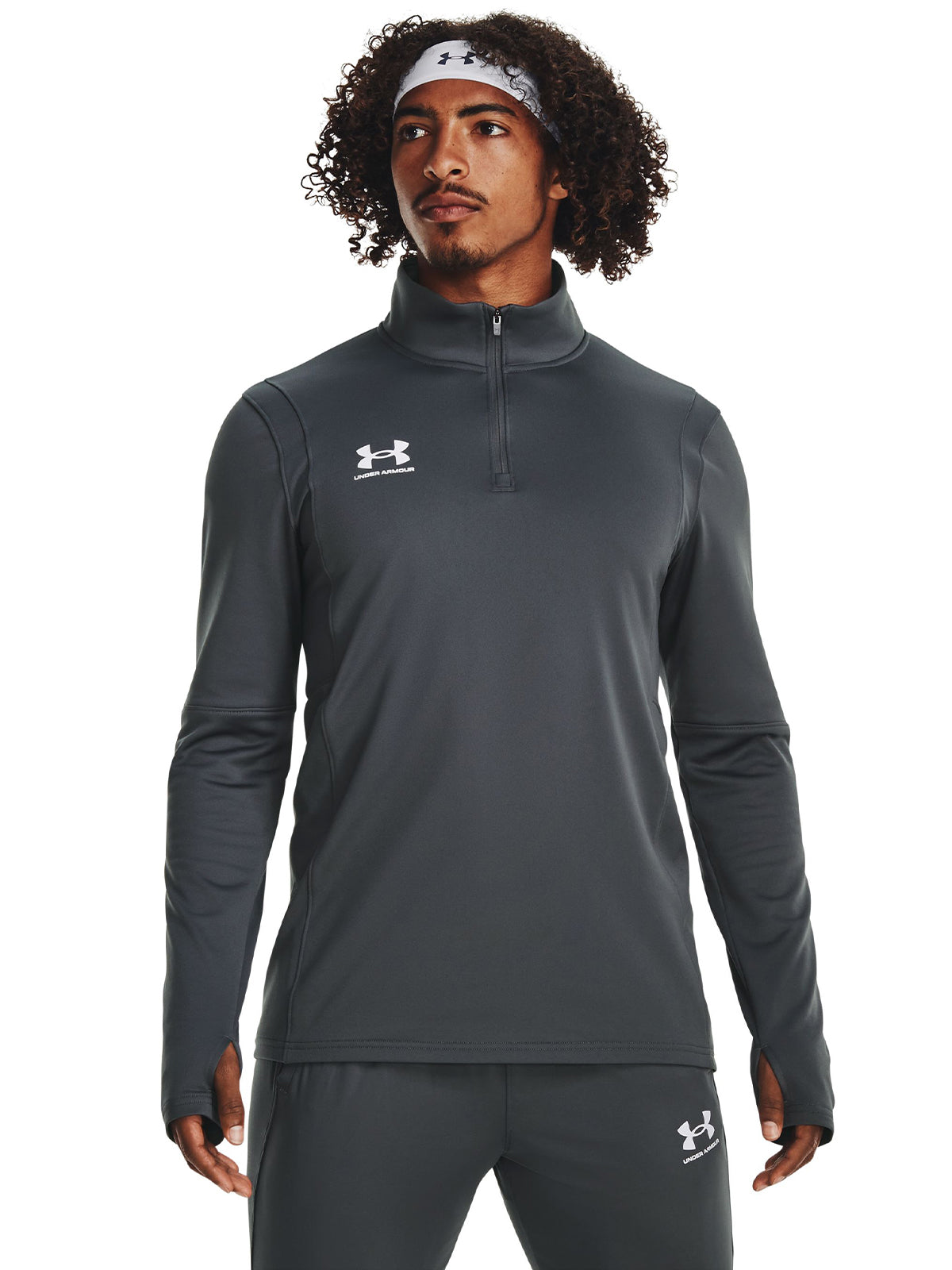 Buzo Fútbol Hombre Color Gris-3