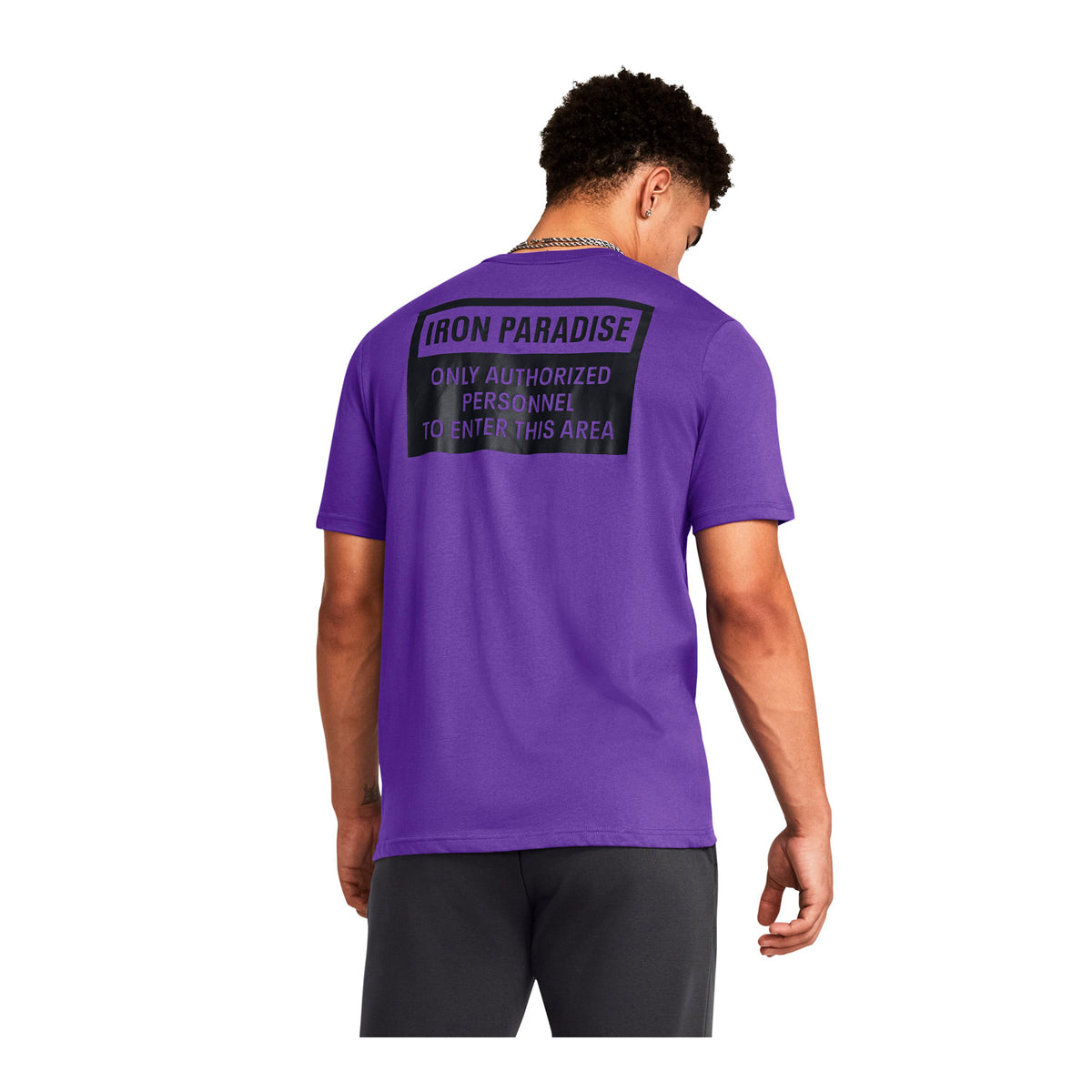 Camiseta Training Hombre Color Morado-4