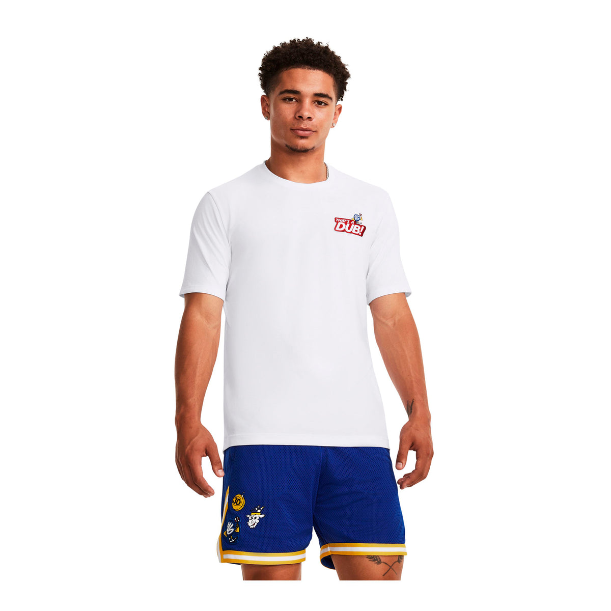 Camiseta Basketball Hombre Color Blanco-3