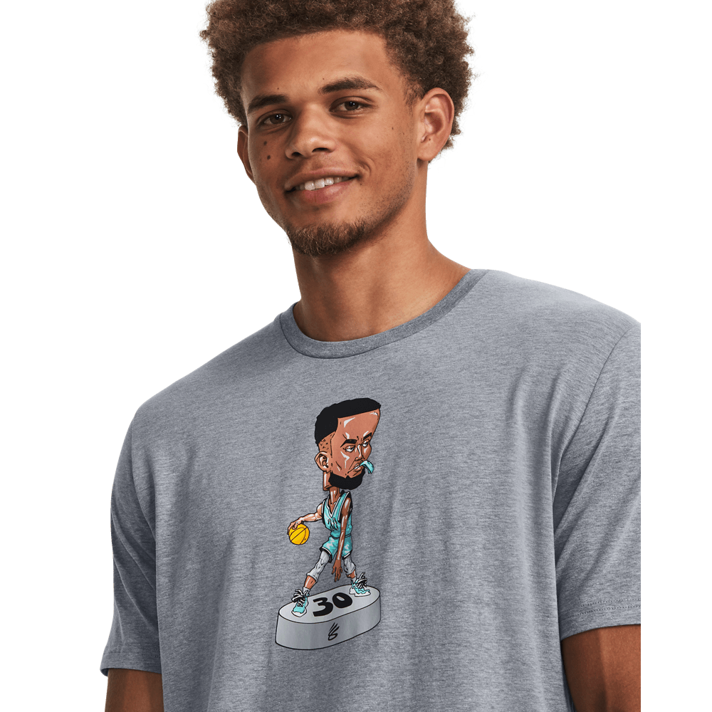 Camiseta Basketball Hombre Color Gris