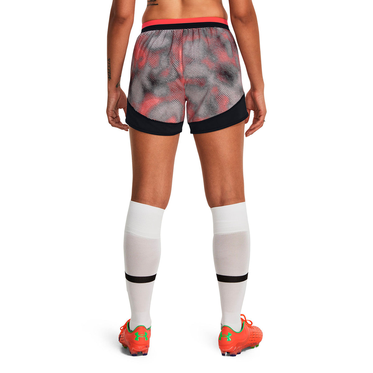 Short Fútbol Mujer Color Rojo-4