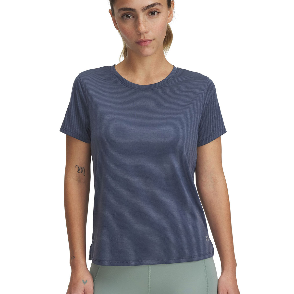 Camiseta Running Mujer Color Gris-1