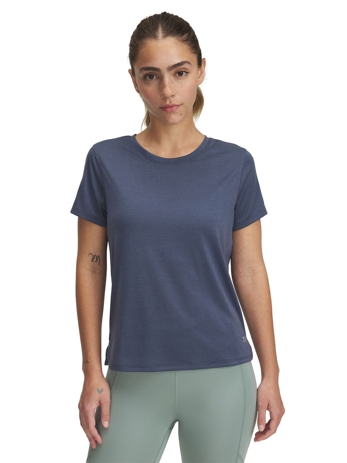 Camiseta Running Mujer Color Gris-1