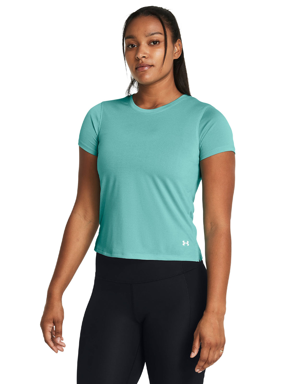 Camiseta Running Mujer Color Verde-3