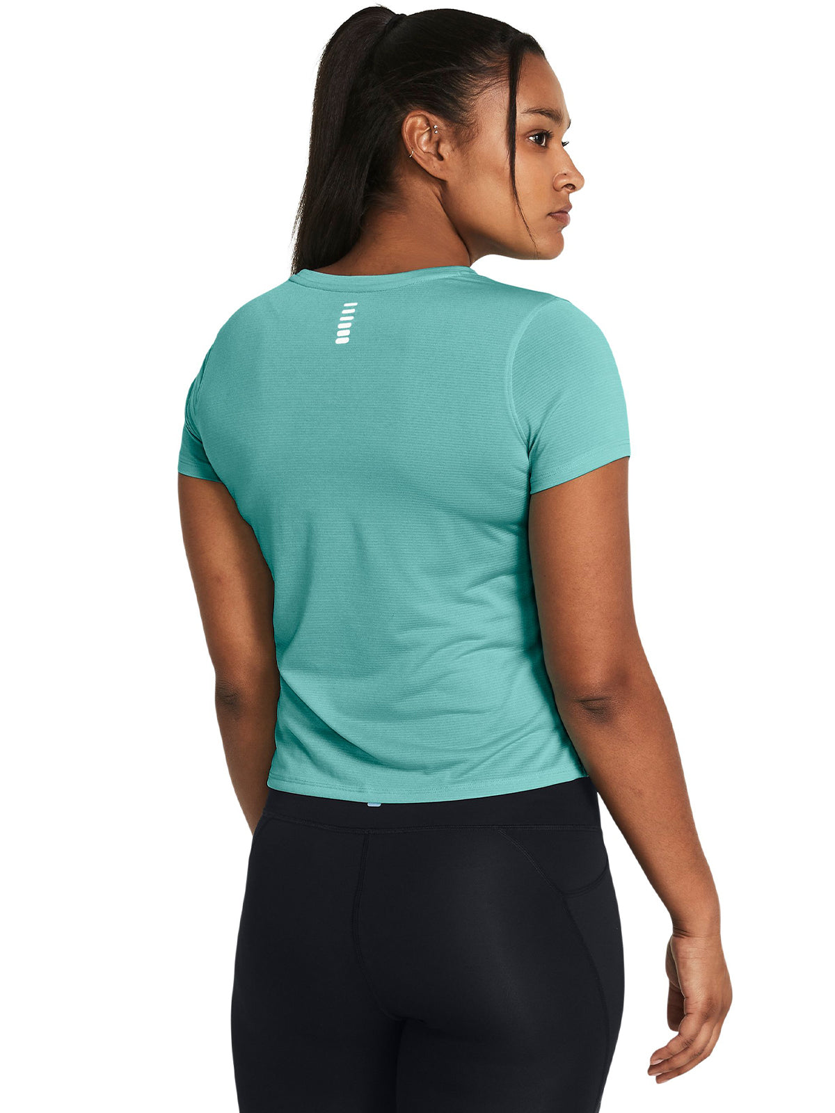 Camiseta Running Mujer Color Verde-4