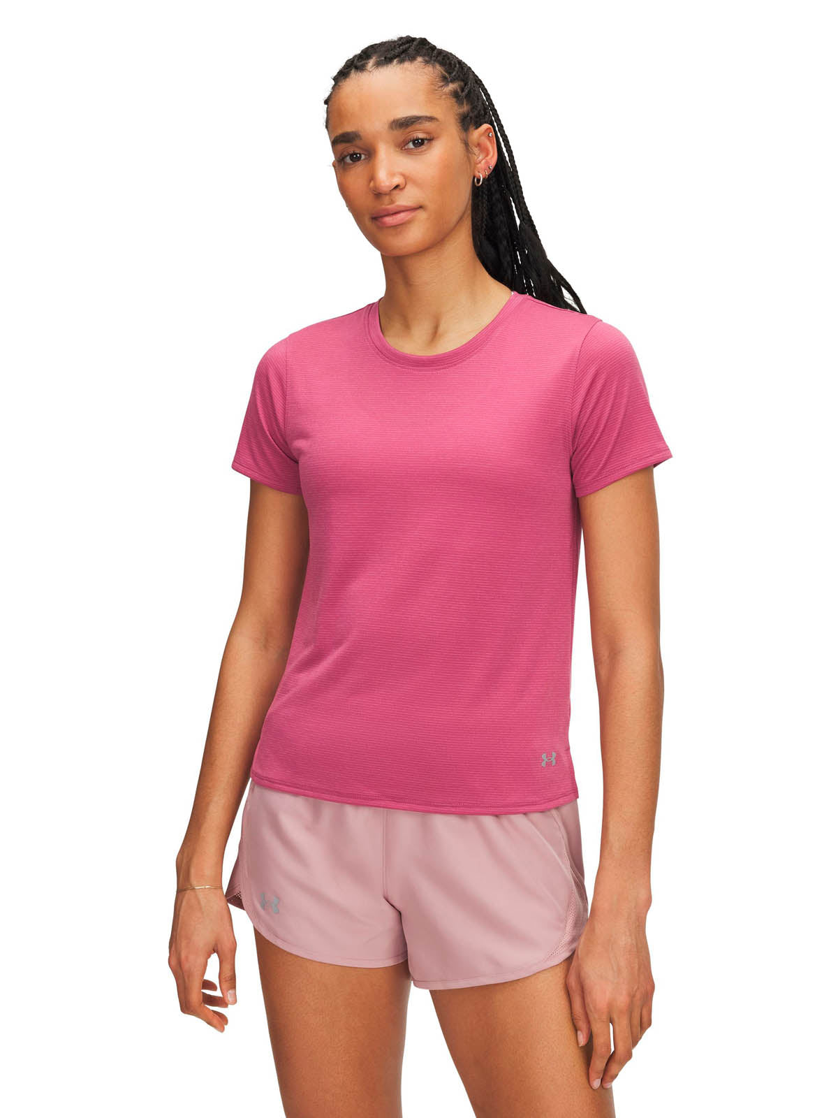 Camiseta Running Mujer Color Rojo-3