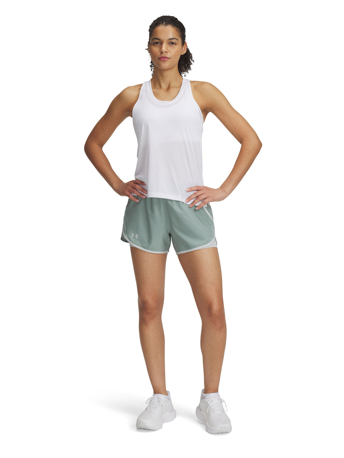 Short Running Mujer Color Verde-3