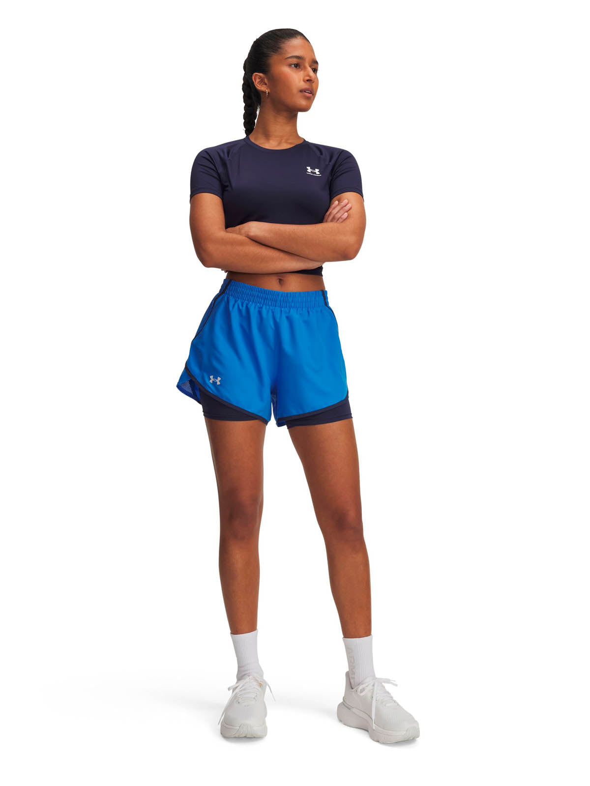 Short Running Mujer Color Azul-3