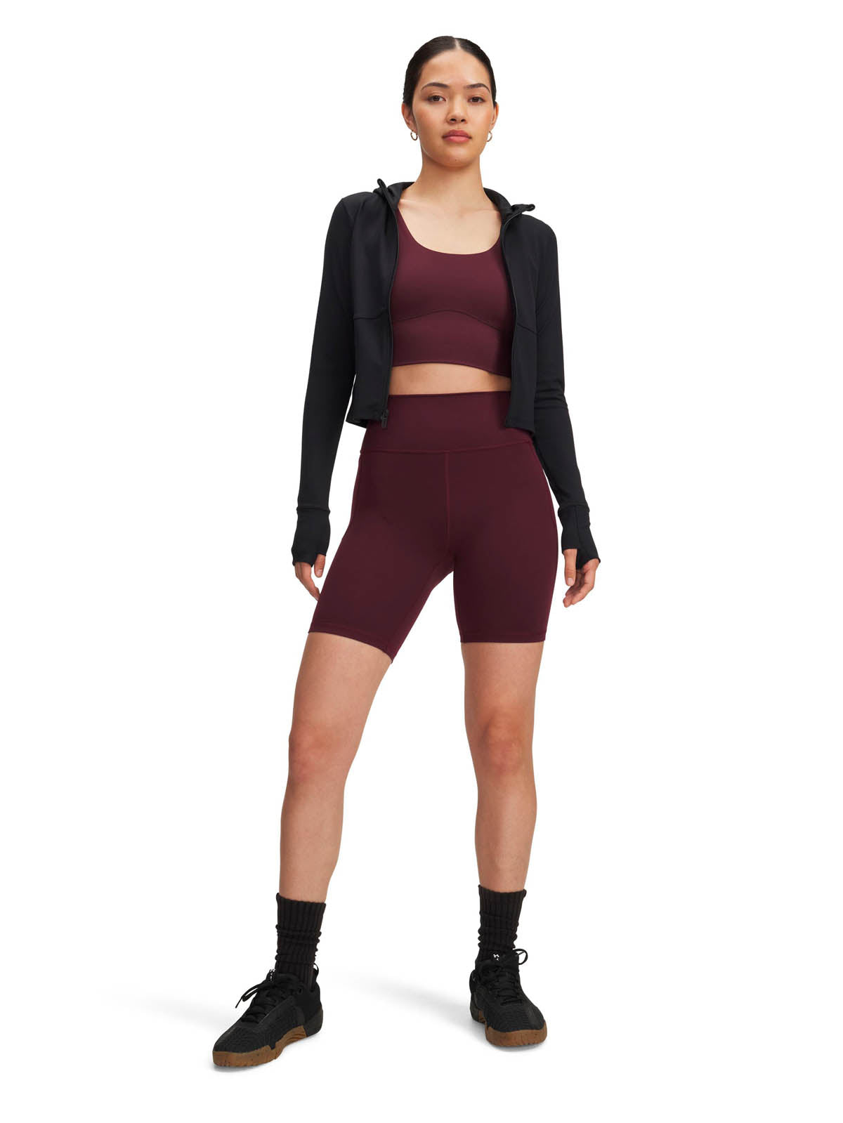 Short Training Mujer Color Rojo-3