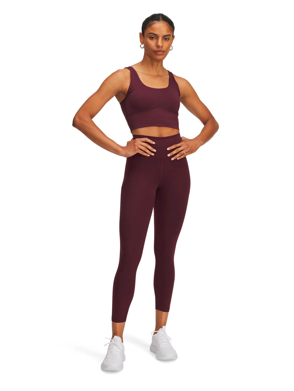 Leggings Training Mujer Color Rojo-3