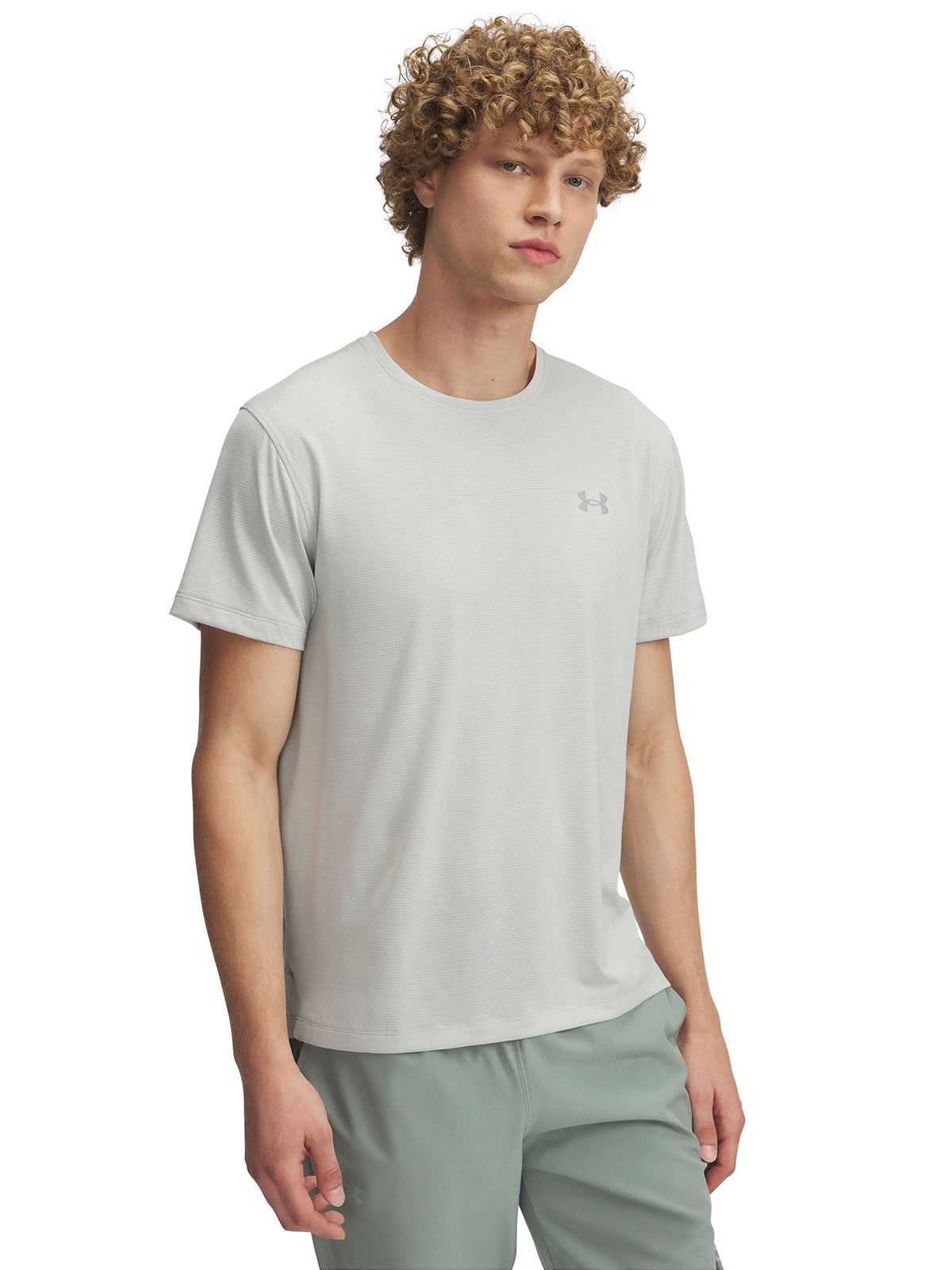 Camiseta Running Hombre Color Verde-1