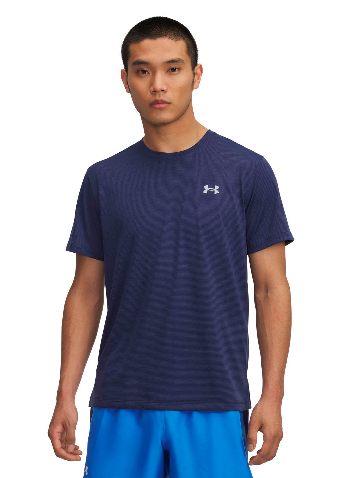 Camiseta Running Hombre Color Azul-3