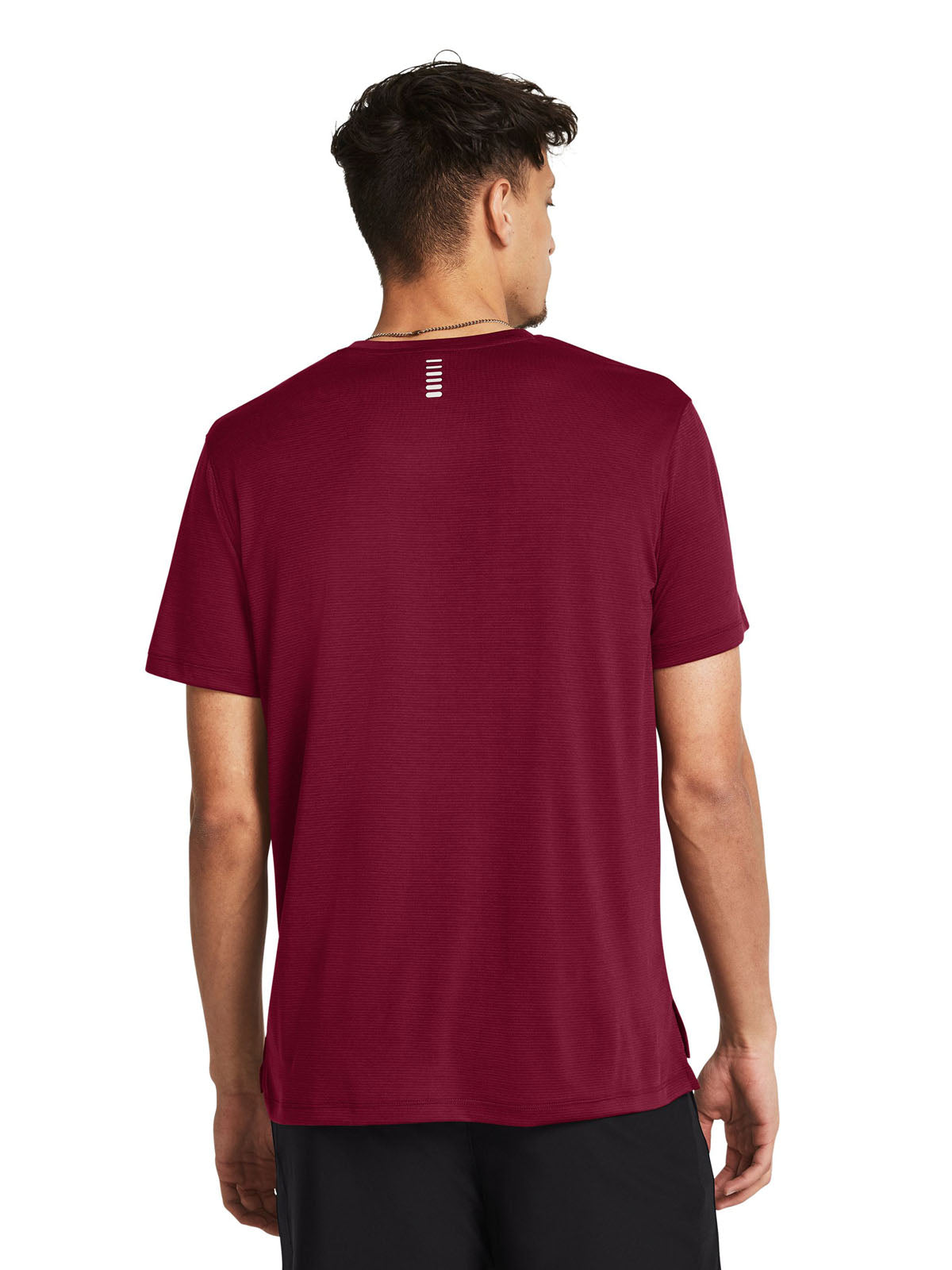 Camiseta Running Hombre Color Rojo-4