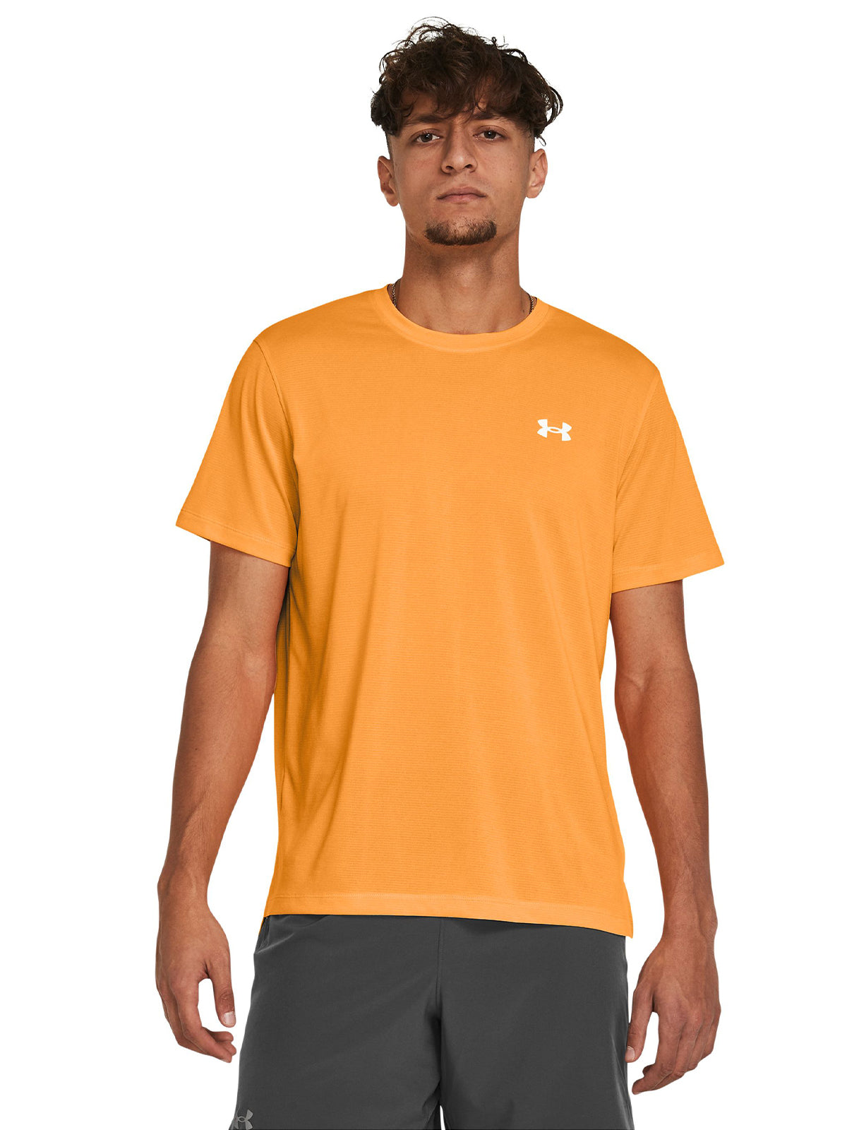 Camiseta Running Hombre Color Naranja-1