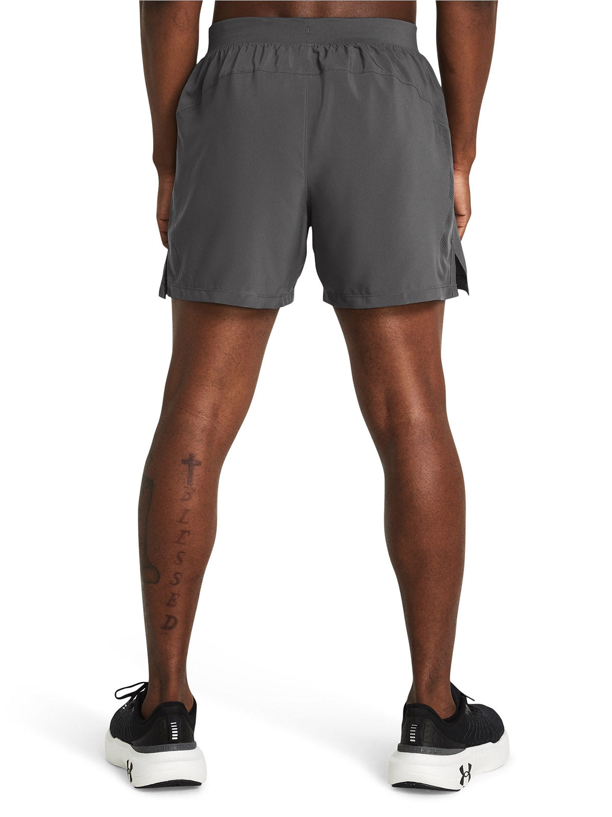 Short Running Hombre Color Gris-4