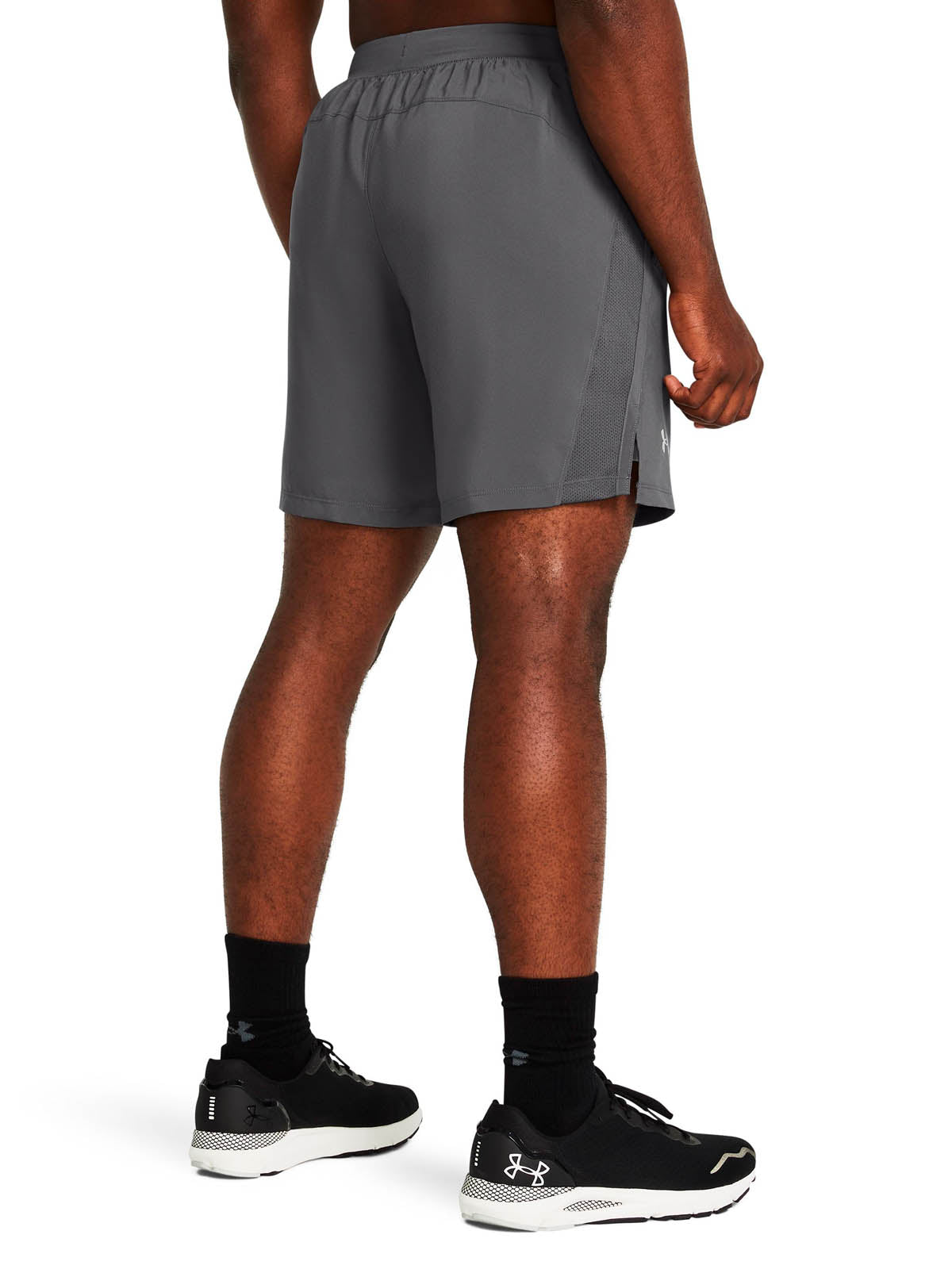 Short Running Hombre Color Gris-4