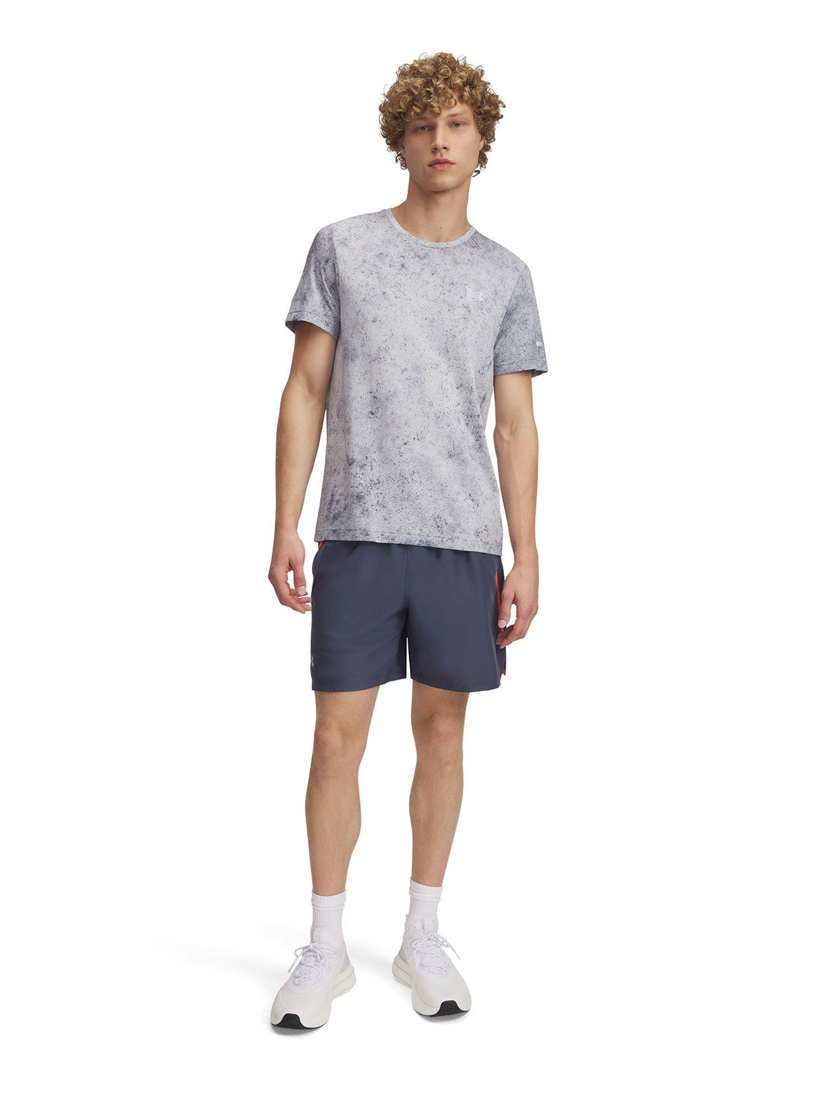 Short Running Hombre Color Gris-3