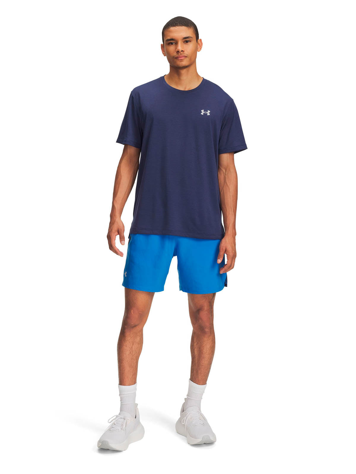 Short Running Hombre Color Azul-3