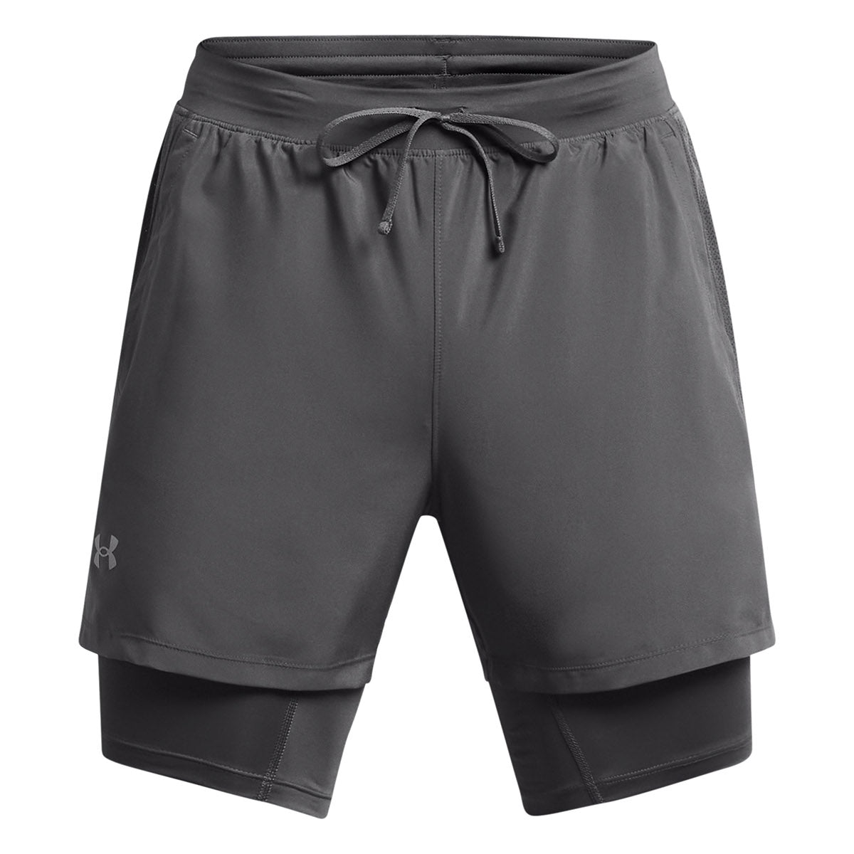 Short Running Hombre Color Gris-1