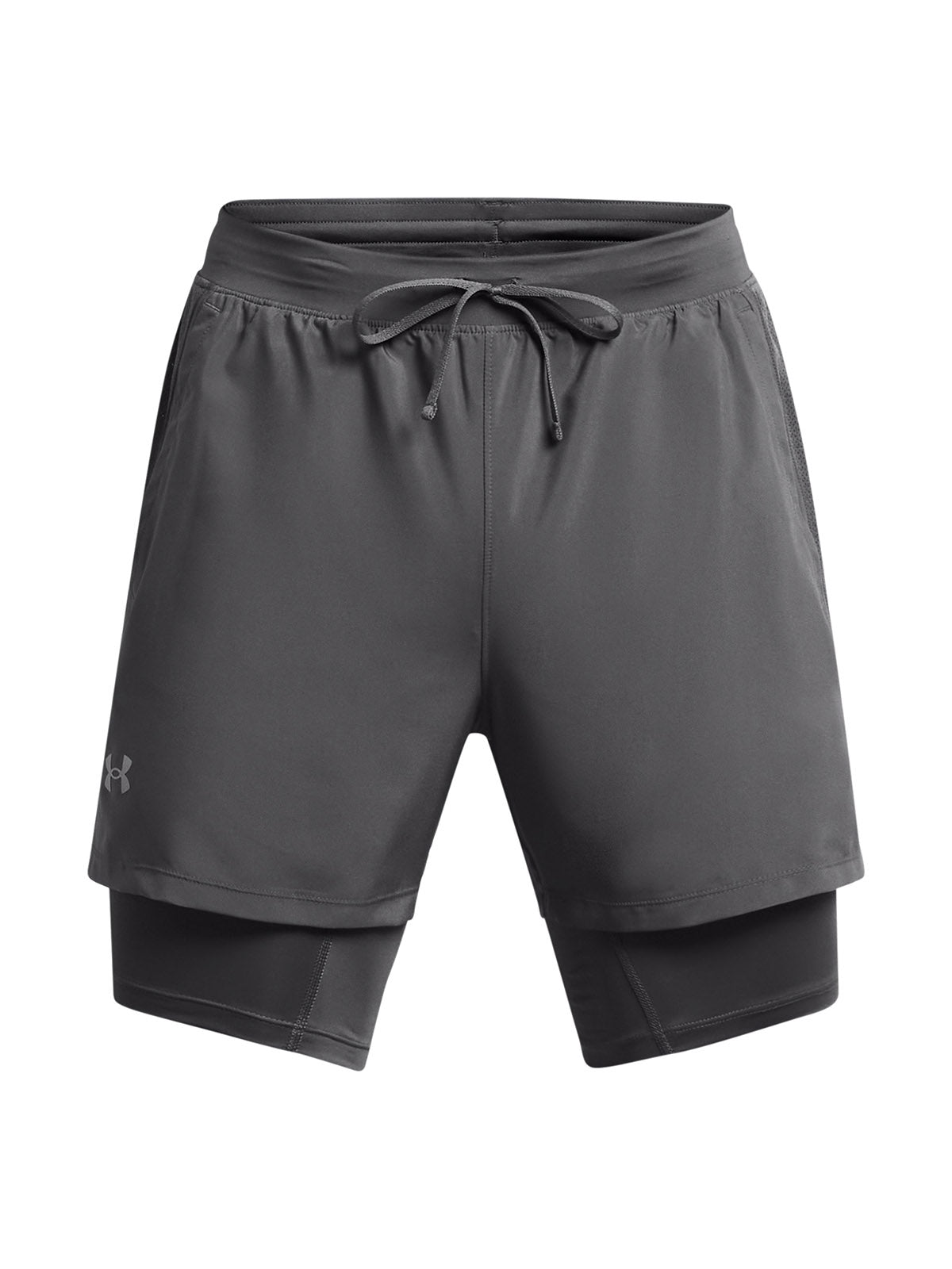 Short Running Hombre Color Gris-1