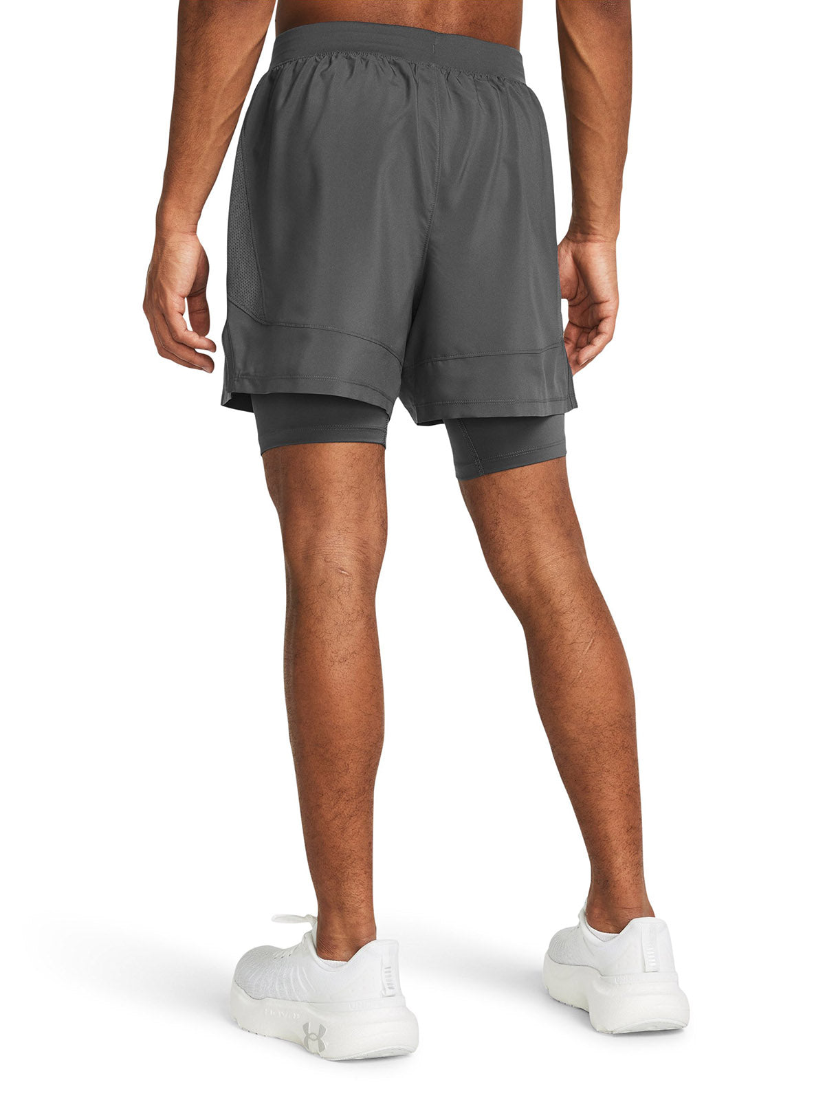 Short Running Hombre Color Gris-4
