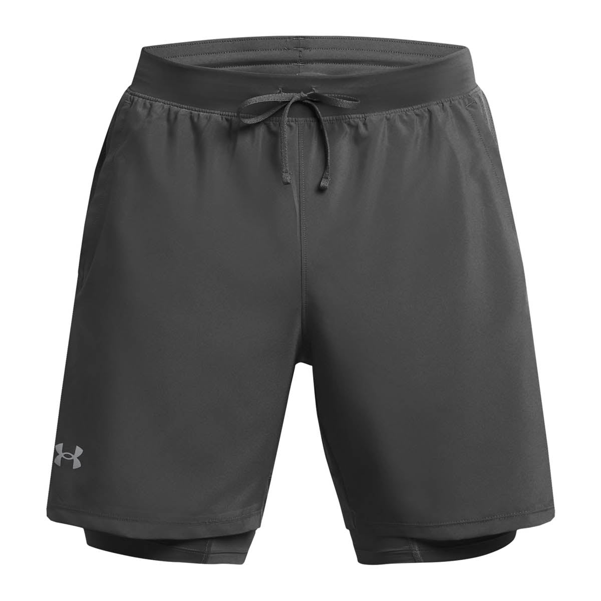 Short Running Hombre Color Gris-1