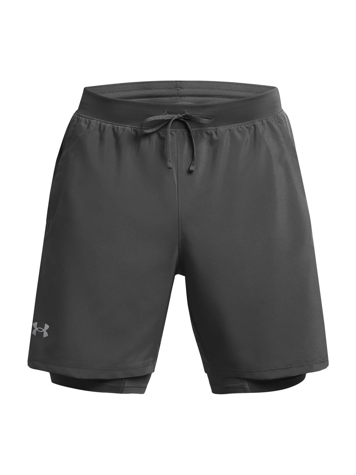 Short Running Hombre Color Gris-1