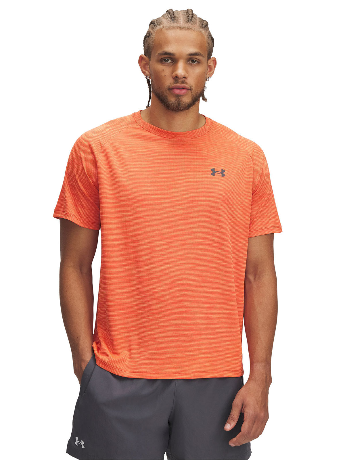 Camiseta Training Hombre Color Naranja-1