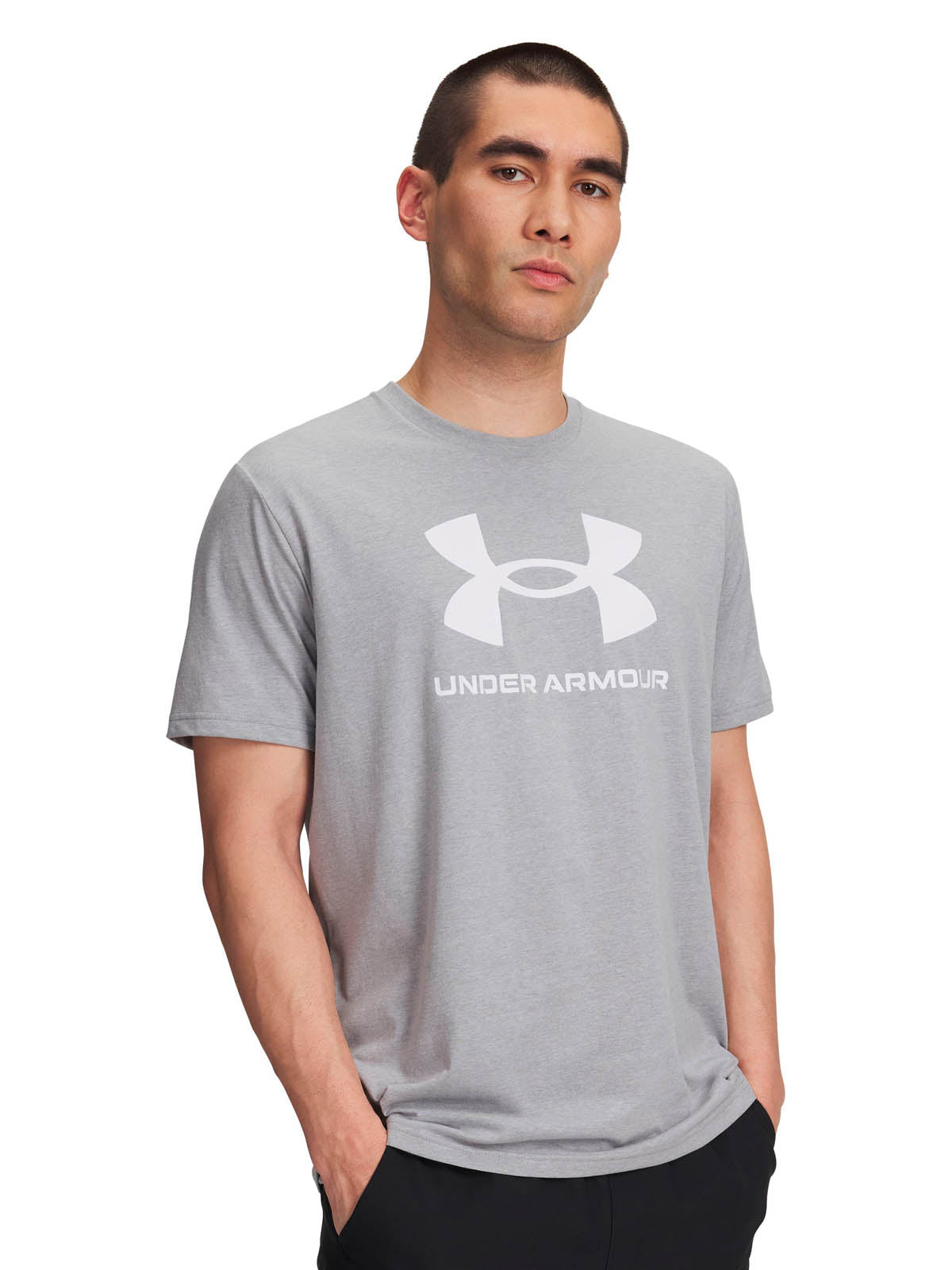 Camiseta Sportstyle Hombre Color Gris-1