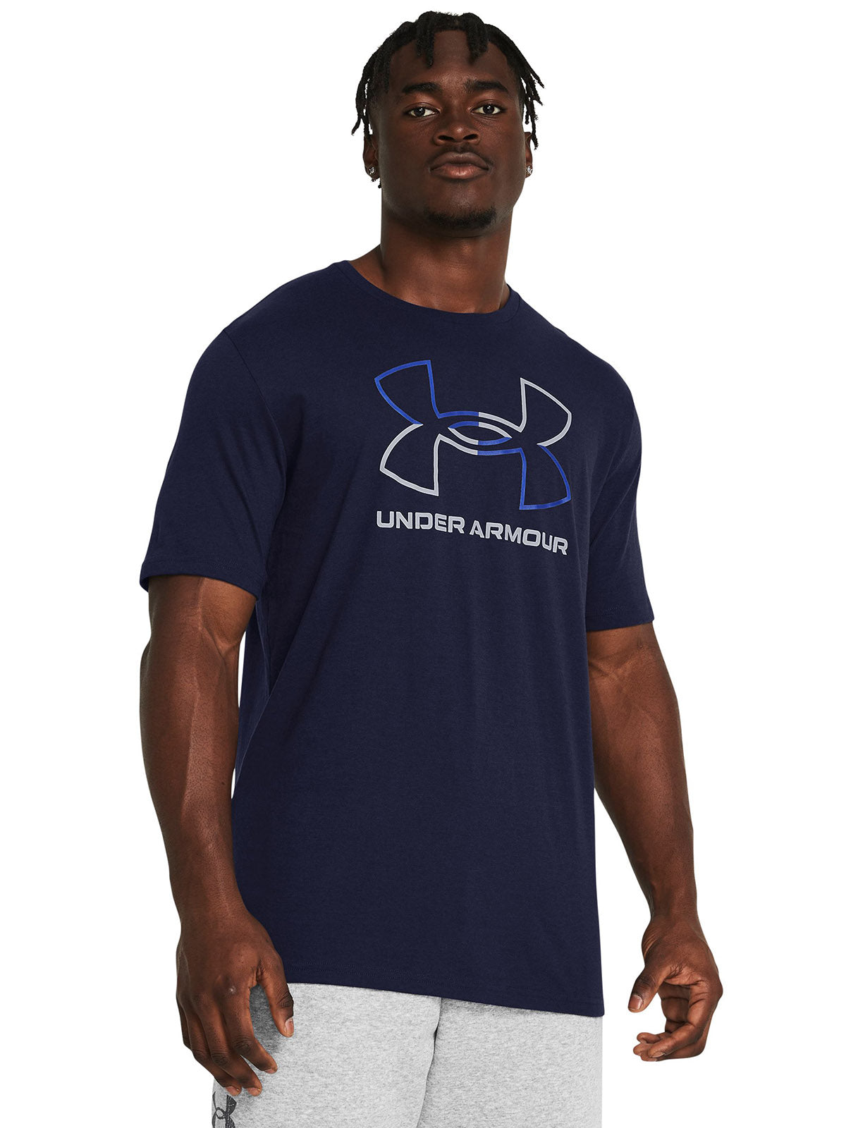 Camiseta Running Hombre Color Azul-3