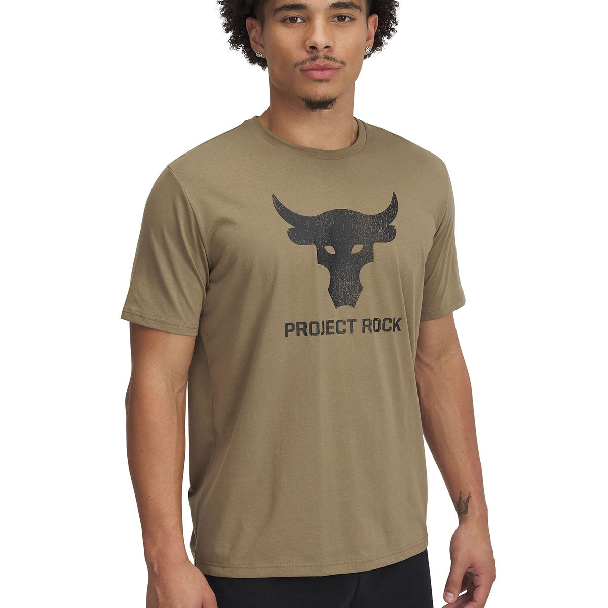 Camiseta Training Hombre Color Café-1