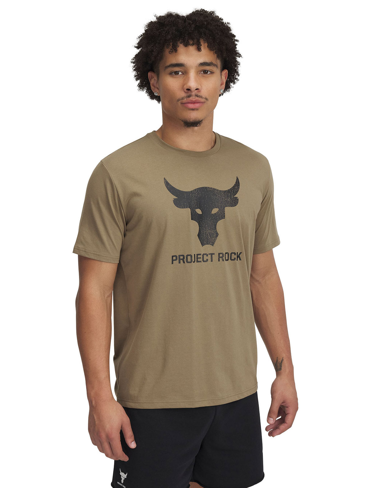 Camiseta Training Hombre Color Café-1