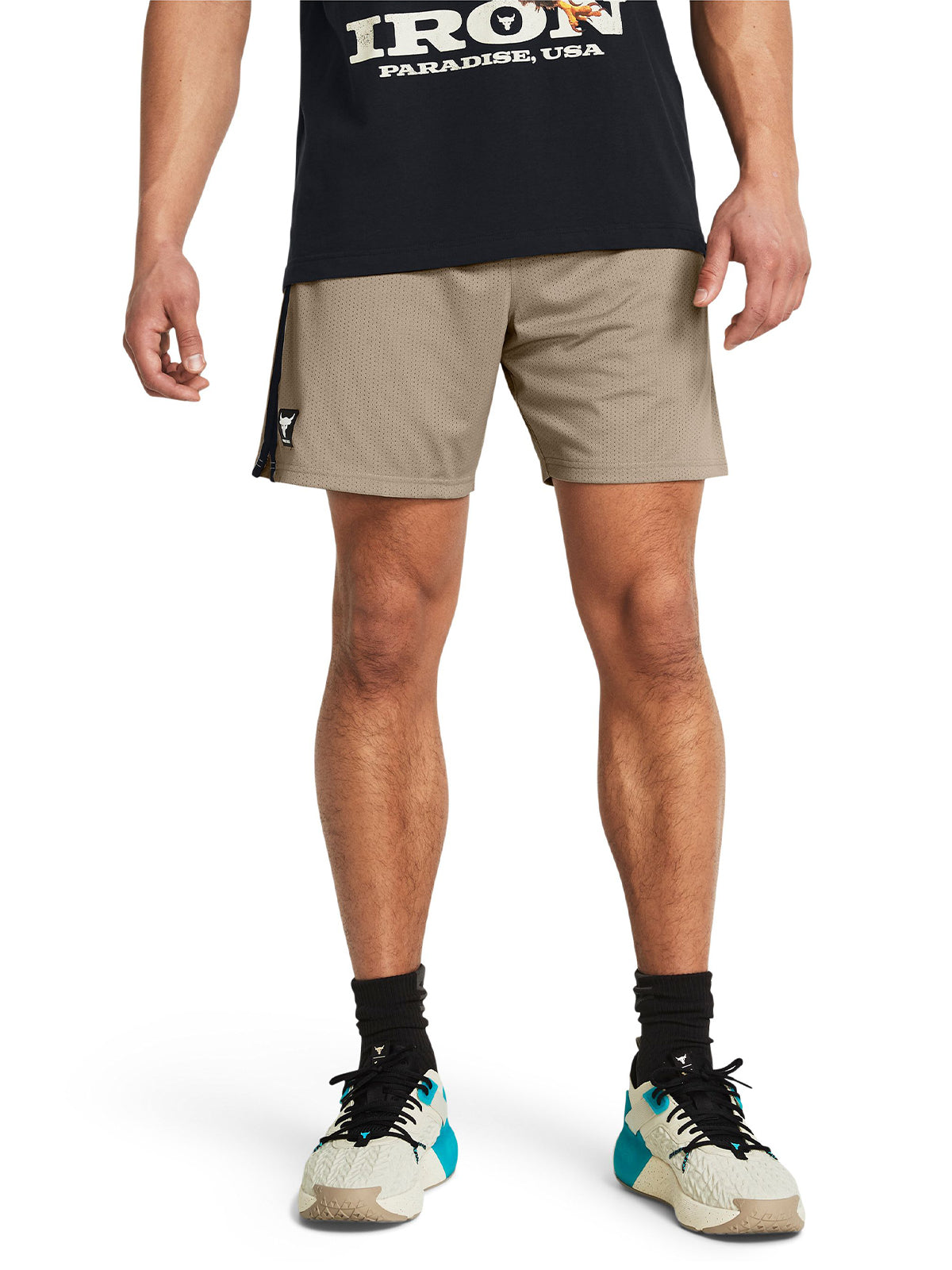 Short Training Hombre Color Café-3