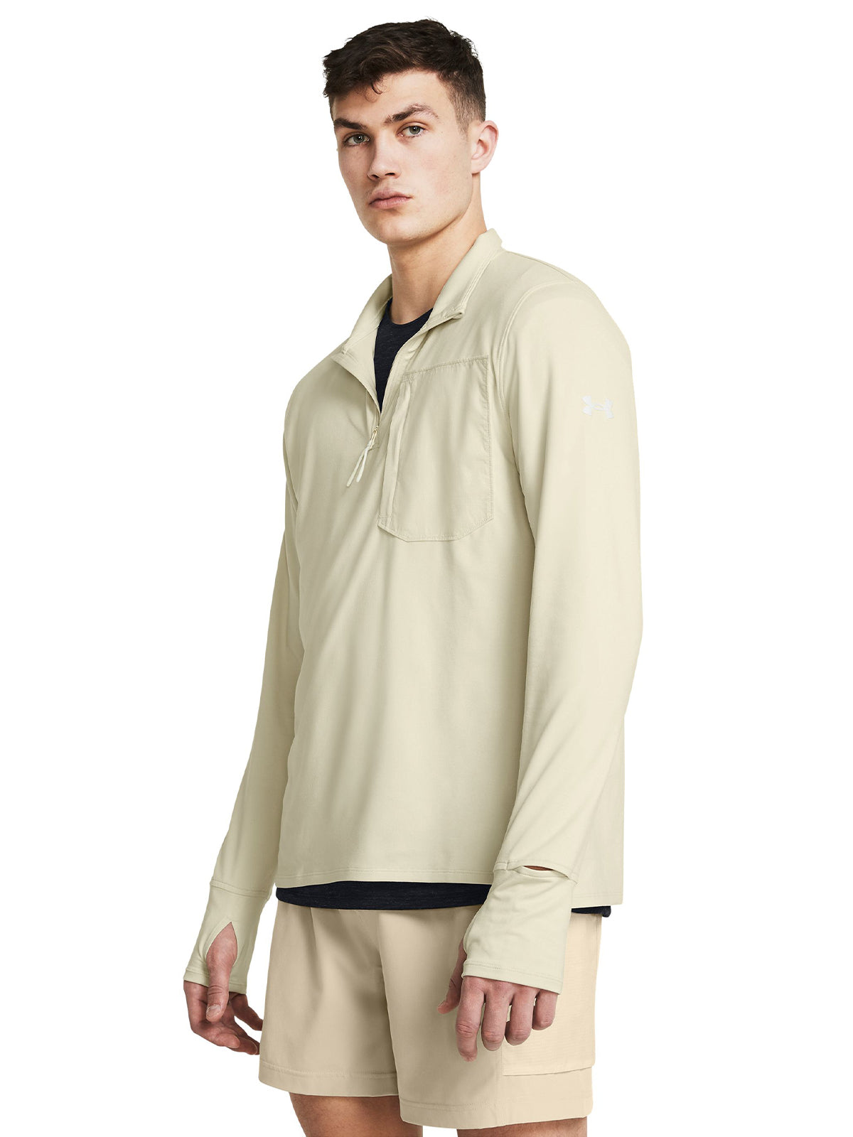 Buzo Running Hombre Color Beige-3