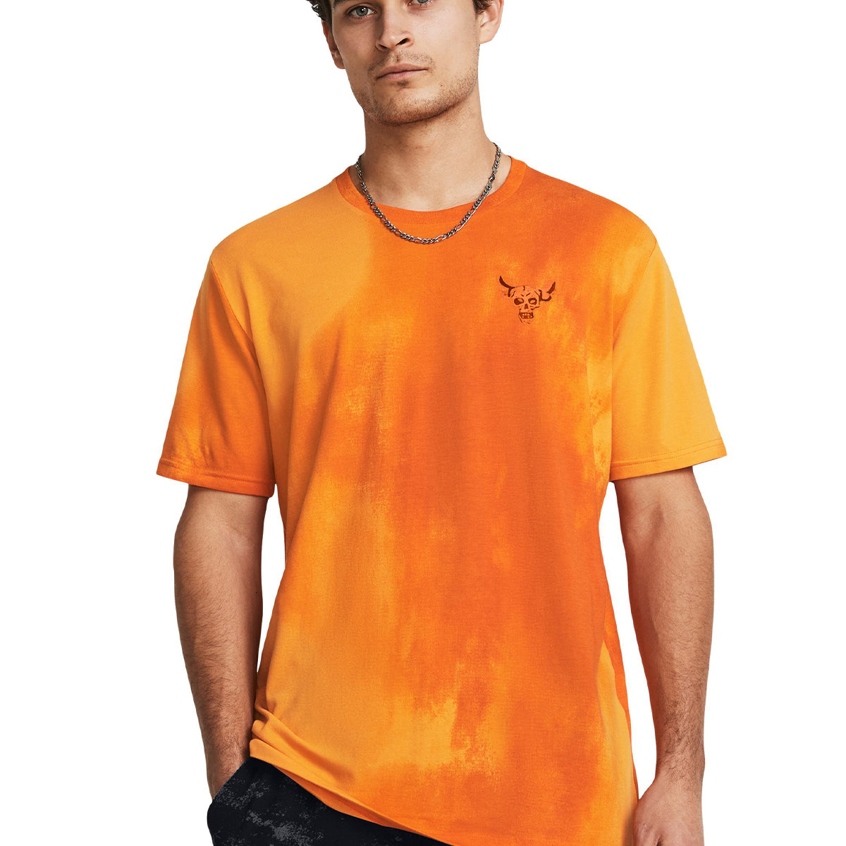 Camiseta Training Hombre Color Naranja-1