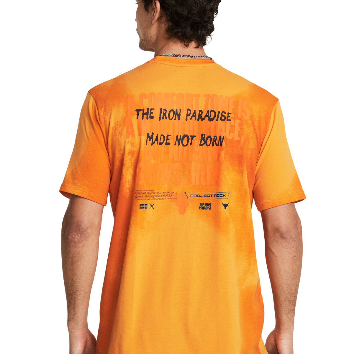 Camiseta Training Hombre Color Naranja-2